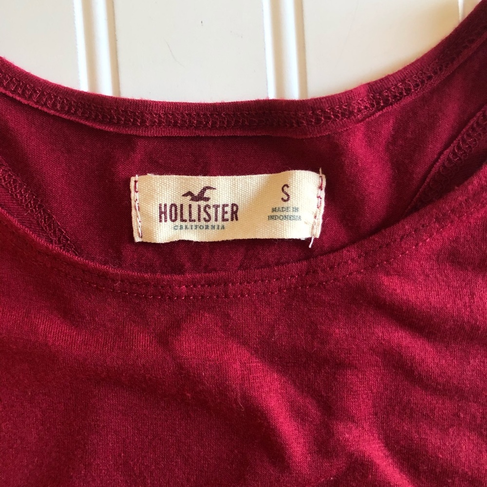 Hollister Ruffle-Hem Racerback Tank Top - Picture 3 of 6